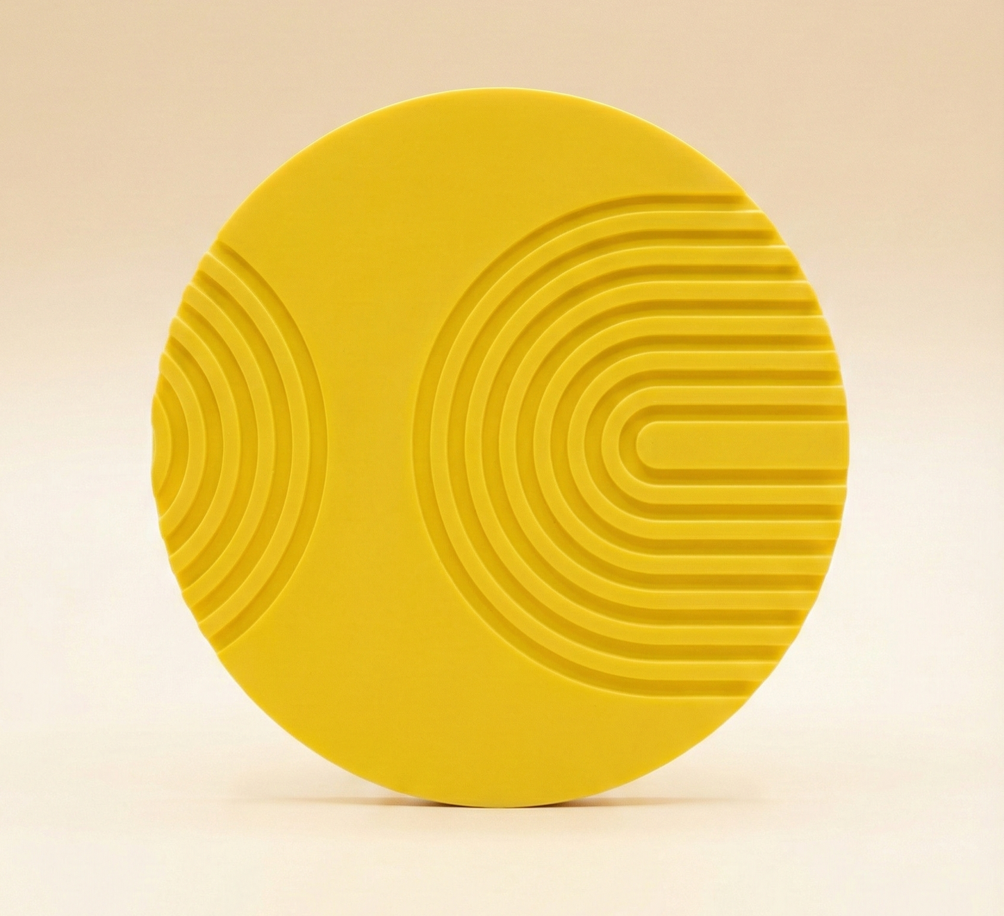 Aesthetic Round Coasters — Set of 6 Minimal Modern Design | Waterproof & Washable