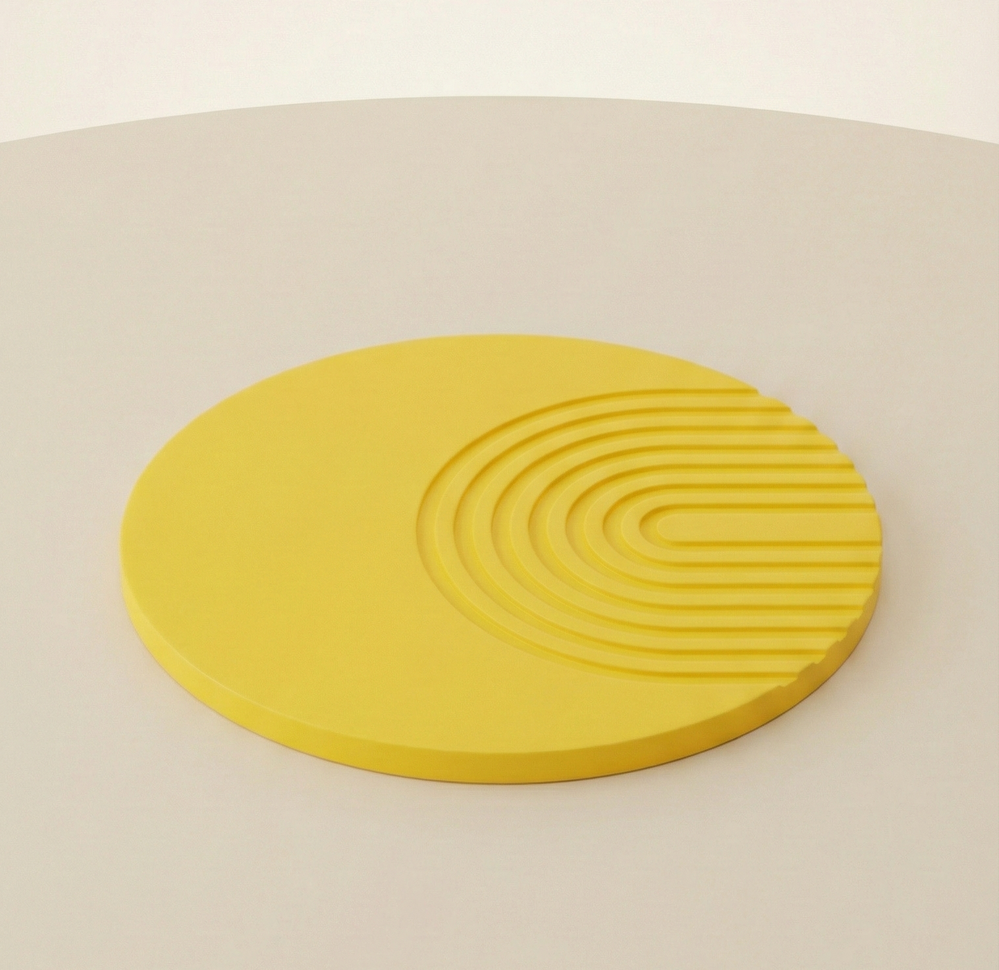 Aesthetic Round Coasters — Set of 6 Minimal Modern Design | Waterproof & Washable