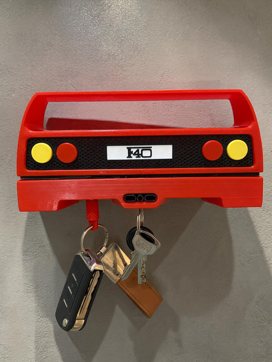 Iconic Ferrari F40 inspired magnetic keys holder